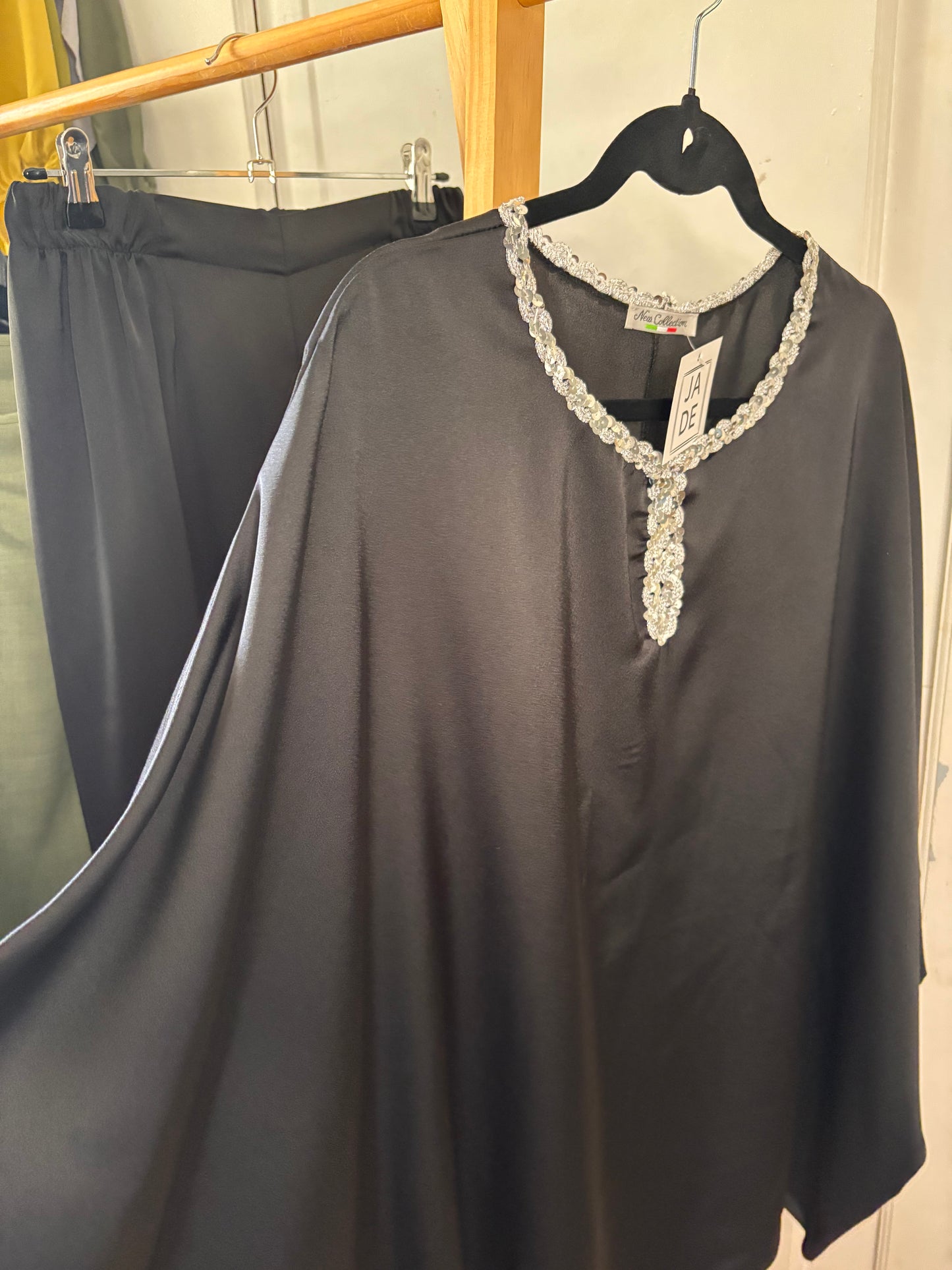 Ensemble 2 pièces satin
