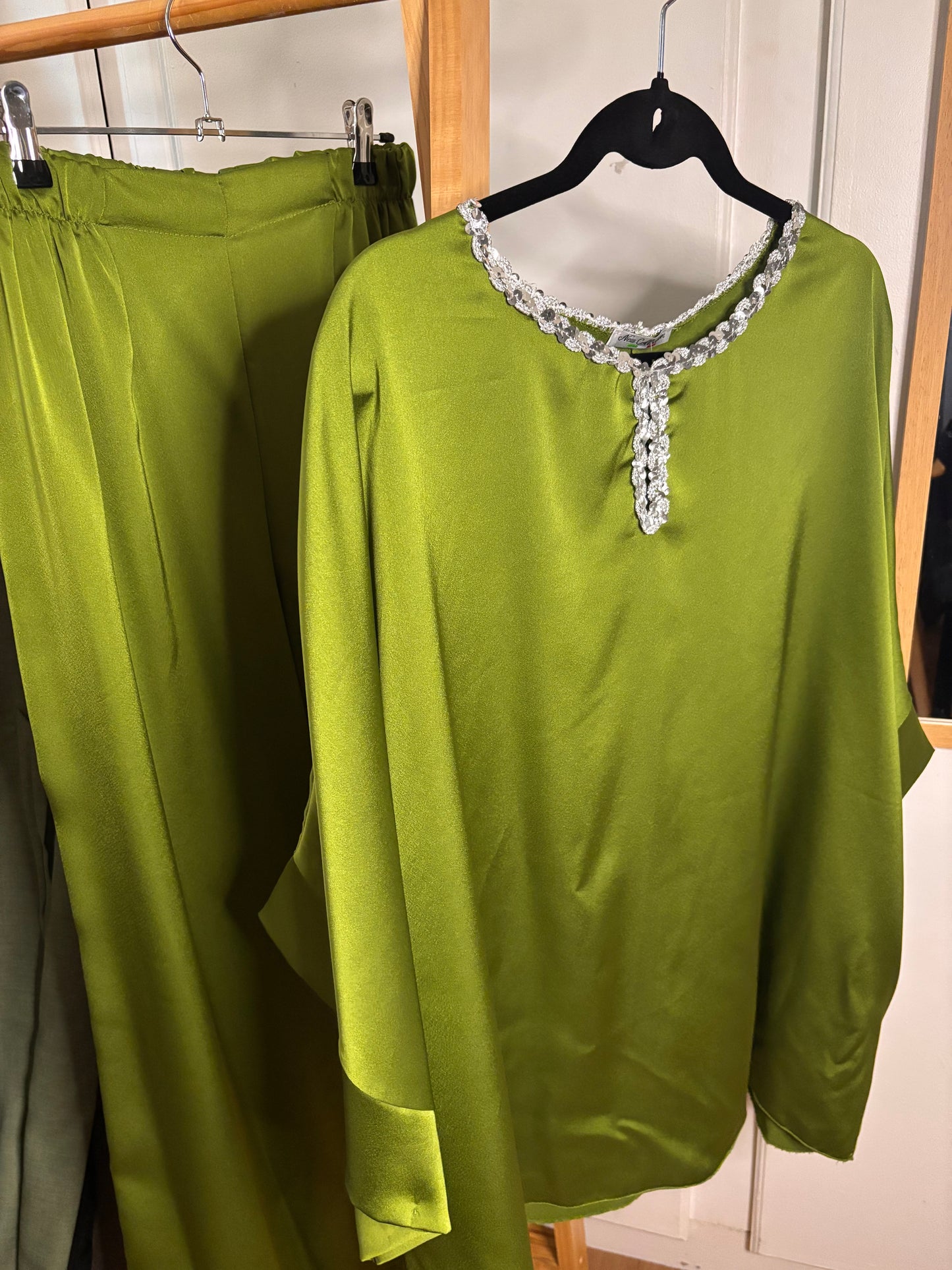 Ensemble 2 pièces satin