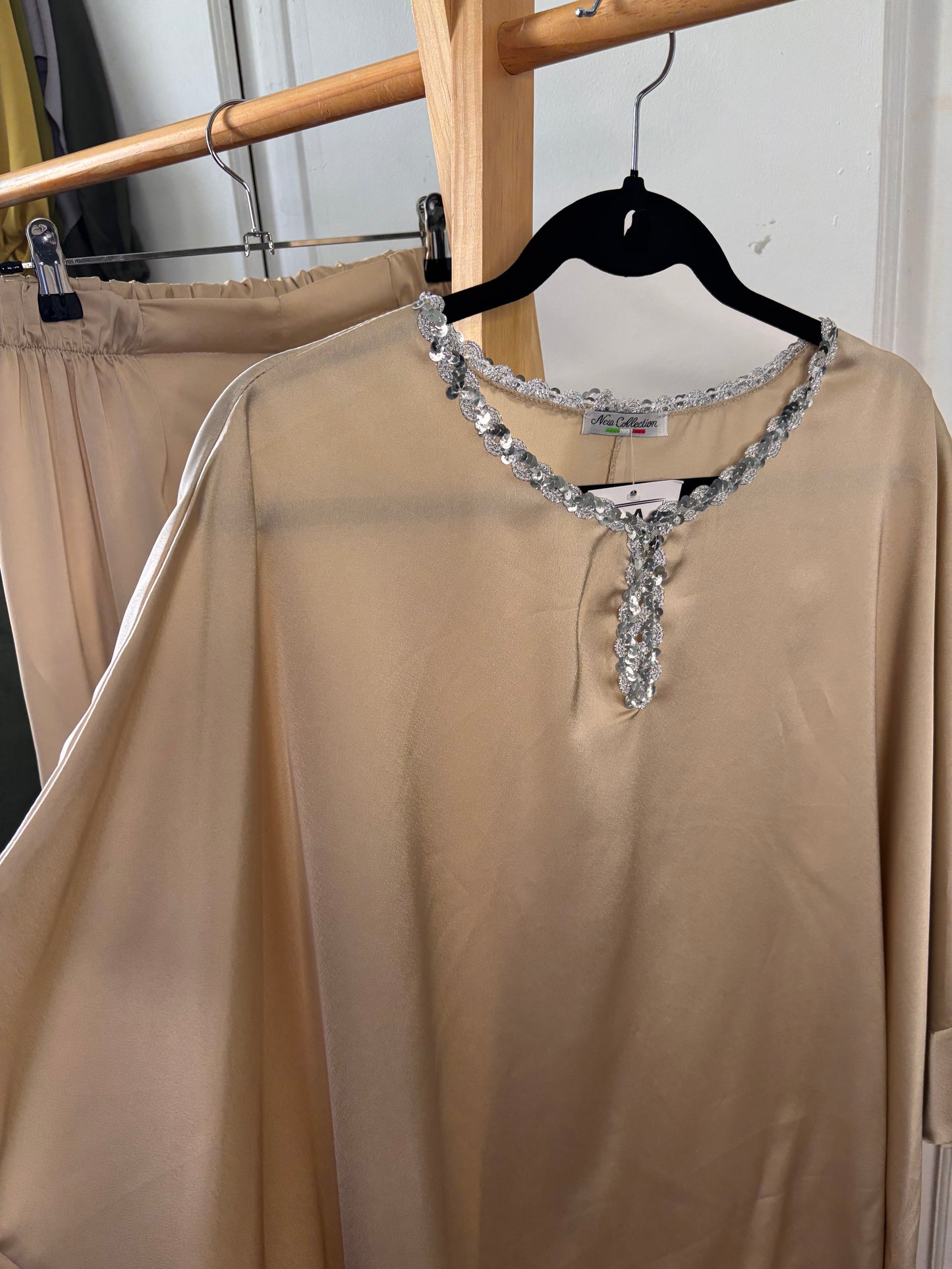 Ensemble 2 pièces satin