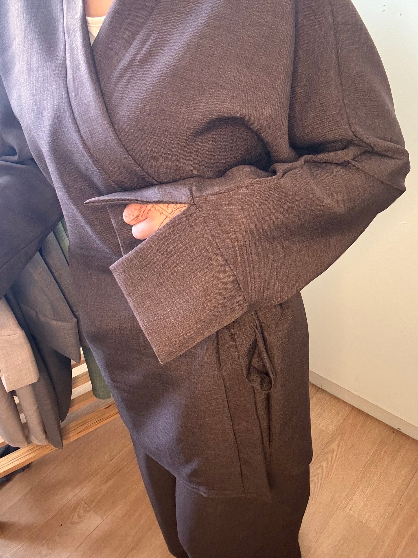 Ensemble 2 pièces haut kimono